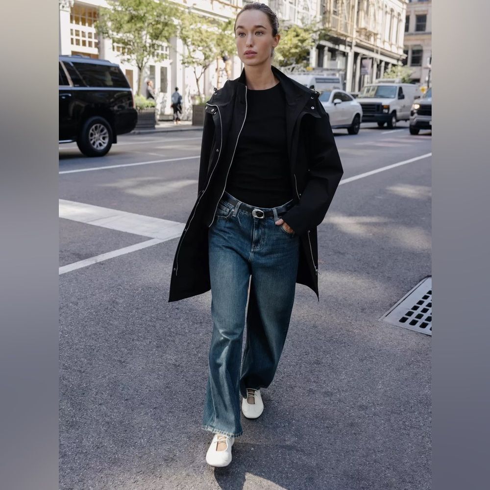 ZARA ADJUSTABLE WAIST HOODED PARKA - Picture 8 of 14